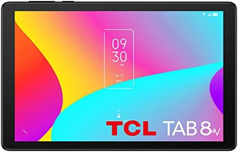 TCL TAB 8V Tablet 8 pollici android 11, 4GB RAM + 64GB ROM (TF 512GB), 5500mAh, Quad-Core, Basic Tablet PC, GPS/Wi-Fi, Negro