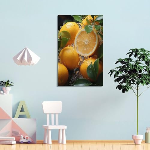 Poster fruits oranges fraîches tableau mural salon 40x60cm - 4