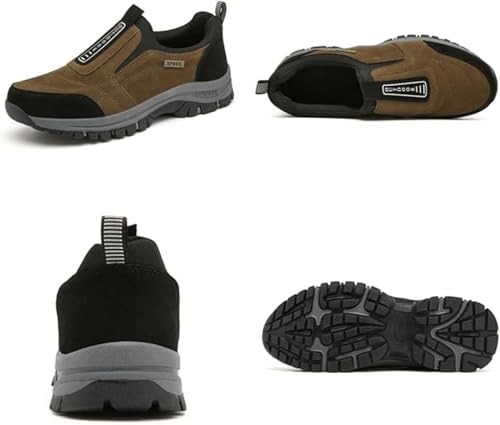 Ideacloth Orthopedic Shoes for Men, Comfortable Outdoor Non-Slip Comfy Arch Support Walking Sneakers2