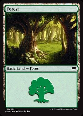 Magic The Gathering - Forest (271/272) - Origins - Foil : Amazon