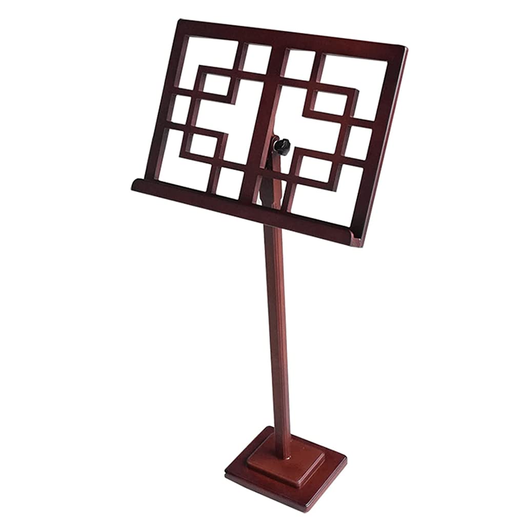 Pupitre de Musique Pupitres de Musique en Bois Lourd Support de Musique au Sol Portable partitions Supports pour scène Studio Support de Guitare Unique