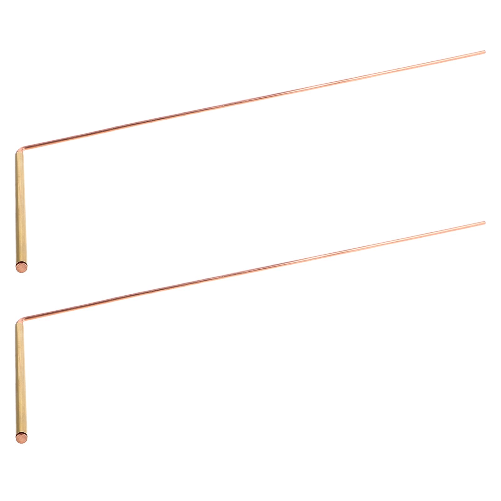 Unomor Brass Dowsing Rods for Treasure Hunting 2pcs Water Divining Rods Copper Divining