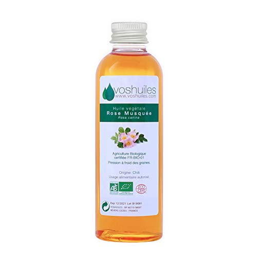 Aceite Vegetal De Rosa De Almizcle Orgánico - 250 Ml