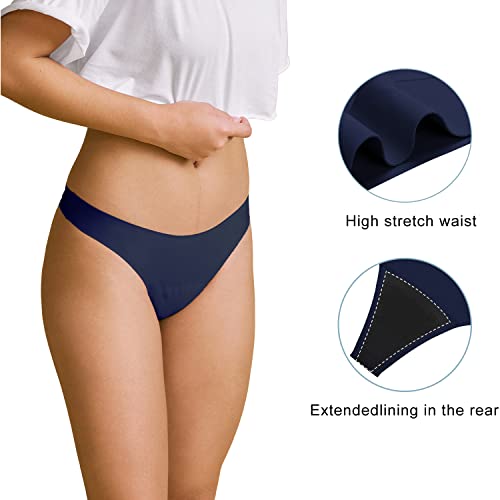 Image of SHARICCA Women Postpartum Period Thongs 4 Layers Leakproof Underwear Panties for teen ladies Multipack