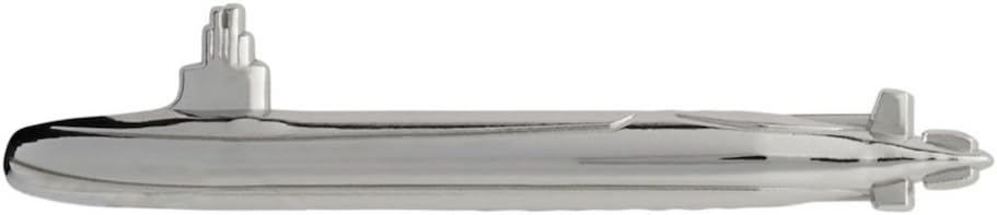 Navy Submarine Metal Mens Formal Tie Slide Clip