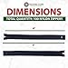 Mandala Crafts 100 PCs Navy Blue Nylon Zippers for Sewing 6 Inch - Zippers Replacement Sewing Supplies in Bulk for Tailor, Clothing Repair, and DIY Projects