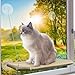 PETPAWJOY Cat Bed, Cat Window Perch Window Seat Suction Cups Space Saving Cat Hammock Pet Resting Seat Safety Cat Shelves - Providing All Around 360° Sunbath for Cats Weighted up to 30lb