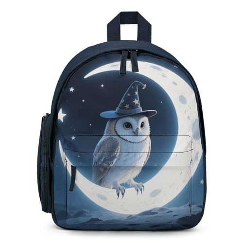 Magic - Hat Owl Backpack for Men Women, Lightweight Classic Bookbag Simple Daypack for Travel