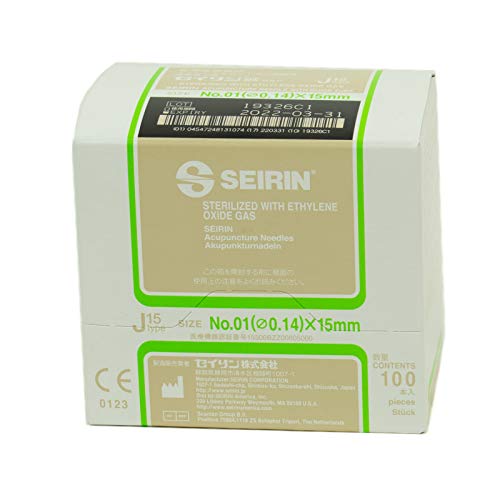 Seirin - 81344118 J-Type Needles, #01, 0.14mm x 15mm