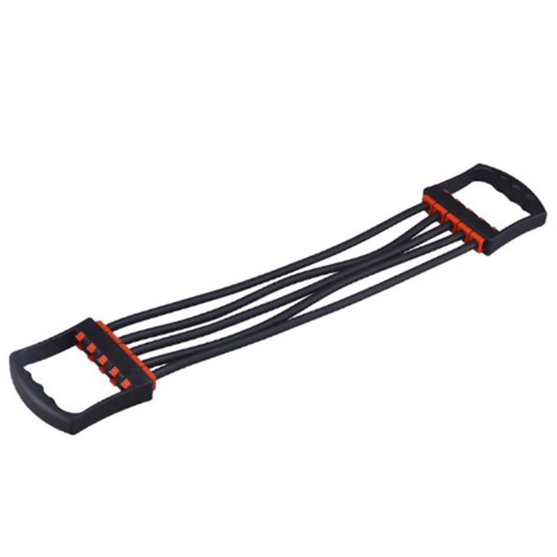 Verdant Touch Extensor de pecho, expansor de pecho, 5 bandas de resistencia para fitness, cuerda de tracción para entrenamiento de fuerza muscular en el pecho