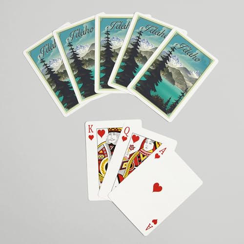 52 Cartas de Póker Escena Lago Idaho miniatura 7