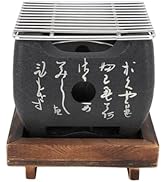 MiniBarbecueJaponais,GrilldeTableauCharbondeBois,GrillJaponaisavecPlaquedeCuisson...