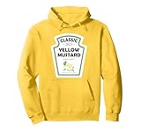 giallo senape diy halloween costume corrispondente gruppo senape felpa con cappuccio