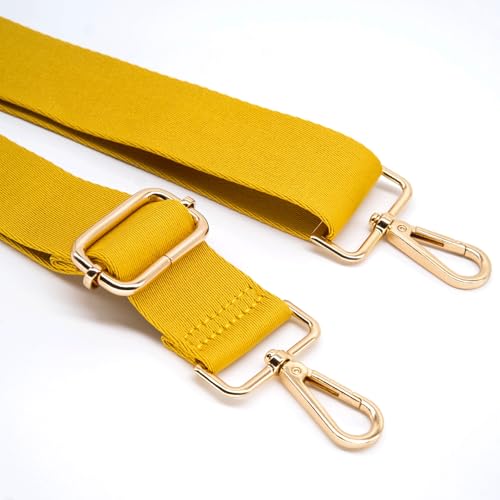 Image of S&loyoe Thickened Solid Color Purse Straps Replacement Crossbody Bag Strap Adjustable Wide Guitar Straps for Handbags 1.5inch