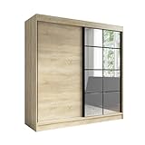 TOP ANGEBOT! Geräumiger Schrank mit einer Breite von 150 cm und Spiegel, ideal zur Aufbewahrung von Kleidung und Accessoires. 3 Schubladen gratis und viel Stauraum. Wählen Sie das ideale Modell für Ihr Schlafzimmer!