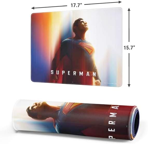 Skinit Medium Gaming Mouse Pad - Officially Licensed Ascension Heroic Glow Design with Stitched Edges, Waterproof, Non-Slip Rubber Base, Desk Mat for Keyboard & Mouse, 17.7" x 15.75" inches