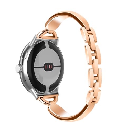 Correa de acero para Google Pixel Watch 20mm/22mm miniatura 1