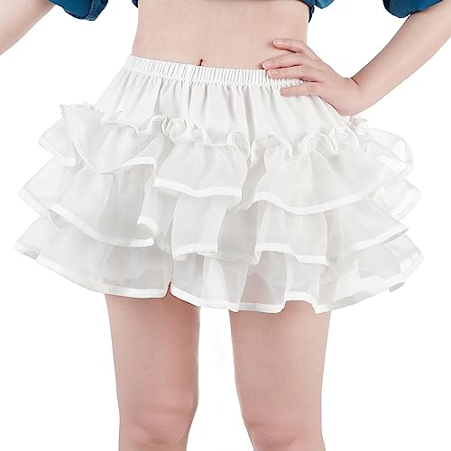 LTAKK Bloomers for Women Ruffle Lace Kawaii Shorts Victorian Steampunk Shorts Pumpkin Pantaloons