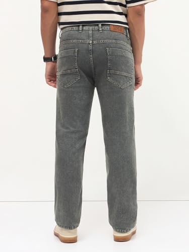 Image of Urbano Fashion Men's Regular Fit Heavy Washed Denim Jeans Stretchable