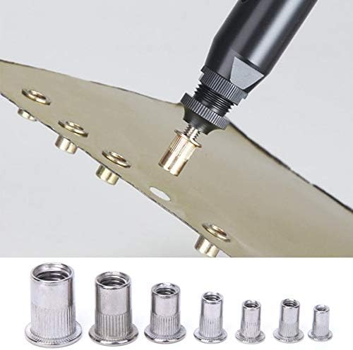 Pull Rivet Nut 165 Pcs Rivet Nut Stainless Steel 304 M3~M10 Pull Rivet Nut Compartment Kit