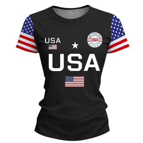 250 Anniversary USA Shirt Kids Patriotic Tshirt America 1776-2026 250th Anniversary Flag Shirts Independence Day Pullover Tee (Black-E, 6-7 Years)