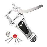 Chrome Tremolo Vibrato Tailpiece Bridge Electric Guitar Parts Hollow Body For LP Guitar Musical Instruments Tools Silver