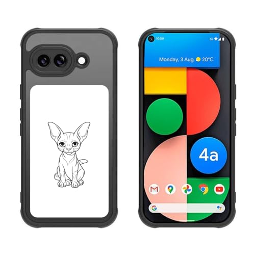 Sphynx無毛猫 Google Pixel 7A/8A/9A ケース スマホケース 携帯カバー レンズ保護 電話カバー 互換性のある 兼用性 手触りが良い 軽量 薄型 防塵 滑り止め 指紋防止 耐衝撃 全面保護 脱着簡単