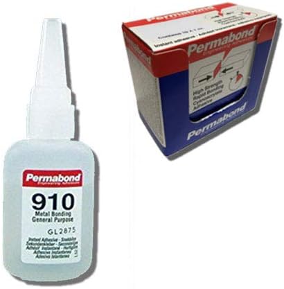 910 (1oz 10-Pack) Instant Adhesive-Fast-Set Low Viscosity Thin Metal-General Purpose