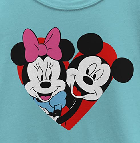 Image of Disney Girls' Mickey Minnie Heart