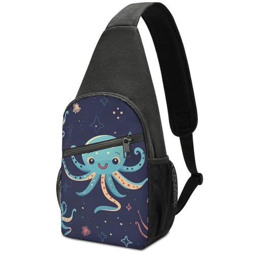 Morrales de pecho tipo bandolera diseño pulpo