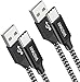 Price comparison product image USB C Cable 1M/3.3FT 2Pack Type C Charger Fast Charging Nylon USB C Charger Compatible for Samsung Galaxy S10 S9 S8 S20 Plus A3 A5 2017 Note 10 9 8, Huawei P10 P9, Google Pixel, Sony Xperia XZ, LG
