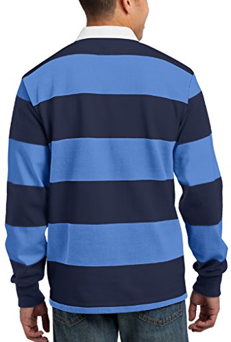 Buy Cool Shirts Mens Long Sleeve Rugby Polo Shirt2