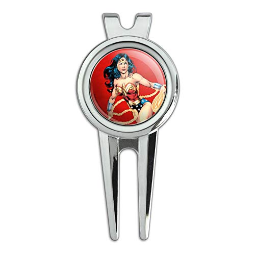 GRAPHICS & MORE Wonder Woman Character Golf Divot Repair Tool and Ball Marker