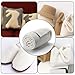 Hahafelt Sherpa Fabric 2 Yard x 63 Inch Faux Lambskin Thermal Lined Ivory Fur Sherpa Fleece Fabric for Crafts Materials, Scarf, DIY Sewing, Dolls, Pillow, Seat Pads