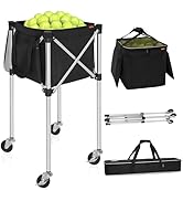 Amazon | AKOZLIN テニス ボールバスケット キャスター付 180球