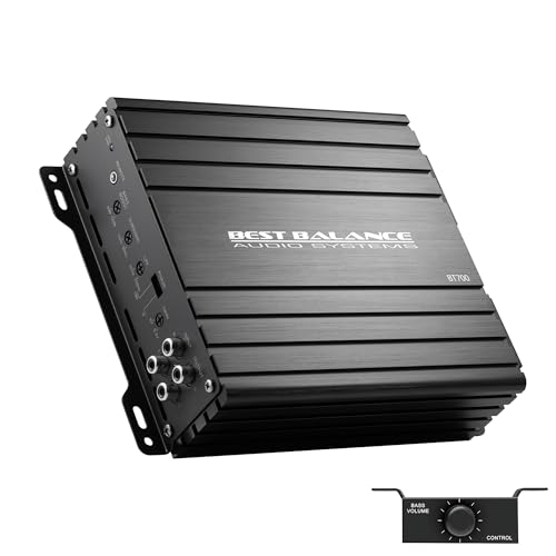 BEST BALANCE AUDIO SYSTEMS Mono Amplifier,700W RMS Continuous Power,Digital Class D Amp,1 Ohm...