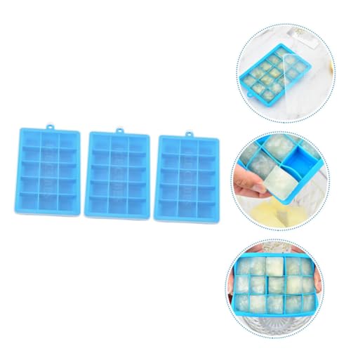 Molde de silicona para cubitos de hielo 3 piezas miniatura 7