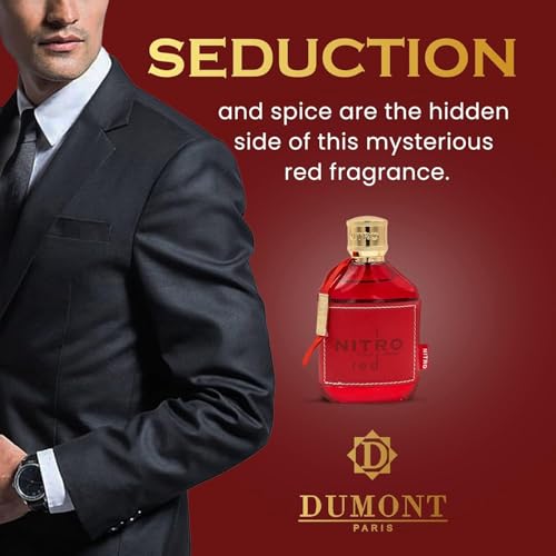 Image of Nitro Red Pour Homme Parfum - 100ml | Long-Lasting, Fresh & Masculine Fragrance with Premium Notes | Ideal for Everyday & Casual Wear 3.4 Fl Oz