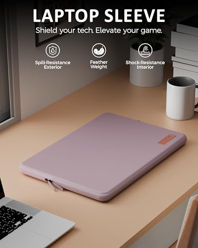 Image of FEDUS MONARC Designer Premium Vegan Leather Laptop Sleeve Bag Case 13.3 inch, Shockproof Office Laptop Cover Pouch Accessories Carrying Bag for MacBook, HP, Dell, Lenovo, Asus for Men & Women