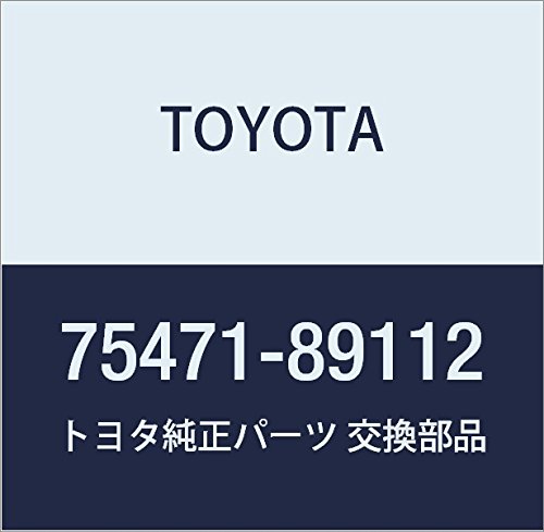 なーさん Amazon | TOYOTA (トヨタ) 純正部品 リヤネームプレート NO.6