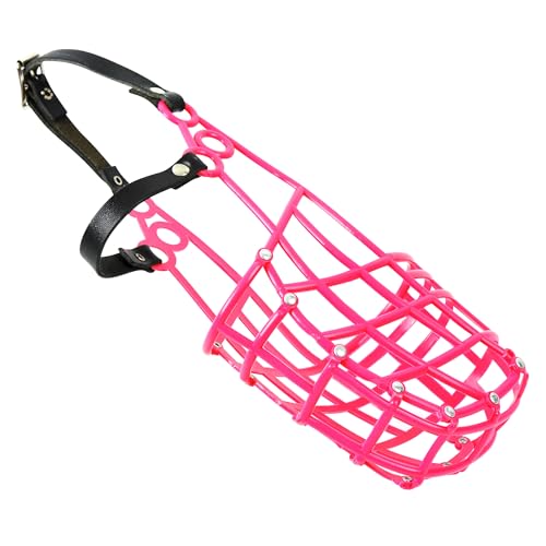 Don Pare 107 Windhund Rennmaulkorb in Pink Lurcher Sloughi Saluki Hunde mit Langen Schlanken Schnauzenformen