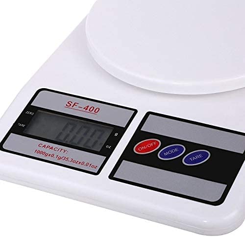 Mutfak Tartısı, Elektronik Hassas Mutfak Terazisi, Tartısı, Dijital Mutfak Tartısı, Mutfak Terazisi, 10 kg 1 gr Hassasiyet, Dara Özelliği [Enerji Sınıfı A++