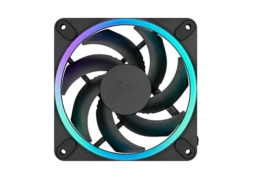 Image of Fractal Design Momentum 12 RGB Black 120mm PC Case Fan FD-F-MR1-1201 FN2095