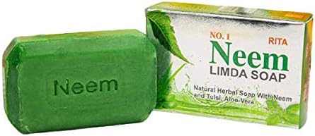 Neem Limda Soap With Tulsi & Aloevera, 75g (Pack of 4)