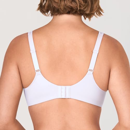 Image of DELIMIRA Women's Full Coverage Bras Underwire Lightly Padded Plus Size Supportive Tshirt Sheer Bra