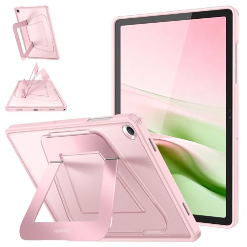 Coque Samsung Galaxy Tab A11 Plus et A9 Plus Fintie Rose avec Béquille Réglable