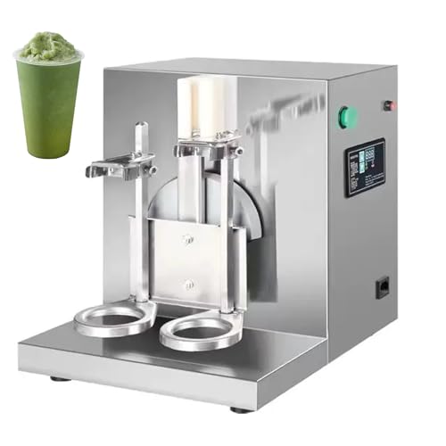 Máquina de cócteles, máquina automática de coctelera de té con Leche, Mezclador de Bebidas de 350 ml a 1000 ml, sincronización 1-120 S, Velocidad de hasta 340 RPM, Giro de Doble Cabezal