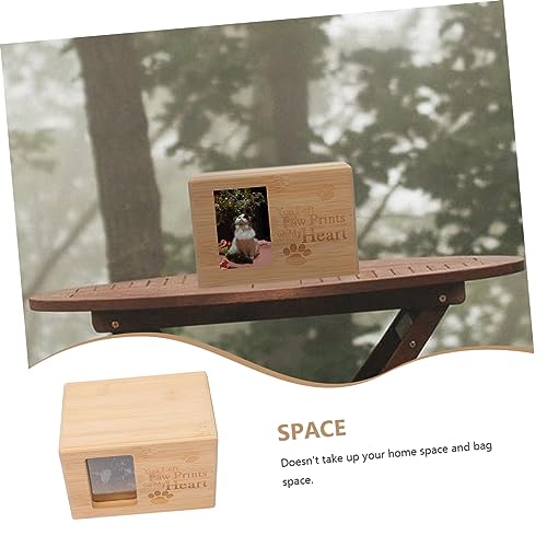 Boîte à cendres pour animaux en structure rigide : urne naturelle et durable HANABASS