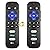 (Pack of 2) Compatible with Roku TV Remote Control Replacement, TCL Roku, Hisense, Sharp, Onn Roko, Element, RCA Roko Smart TV Series (No Voice, Not for Ruku-Stick/Box). 1 Year Warranty.