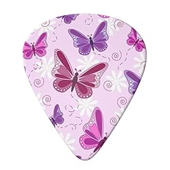 Ensemble de 6 médiators de guitare papillon rose pour guitare acoustique, guitare électrique, basse, ukulélé – fin… - Les Beatles, Paul McCartney, John Lennon, RIngo Starr, George Harrison Ensemble de 6 médiators de guitare papillon rose pour guitare acoustique, guitare électrique, basse, ukulélé - fin… – Image 3